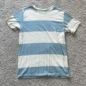 Katin Mens Blue White Stripe Tee size Large